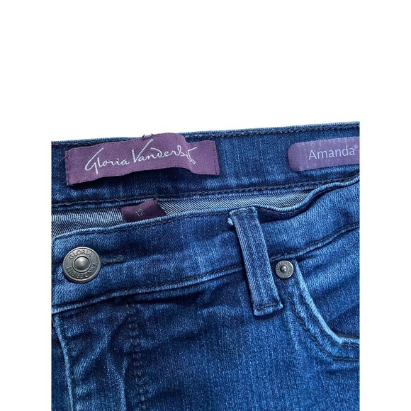 Gloria Vanderbilt Denim - Gloria Vanderbilt Amanda High Rise Tapered Jeans Blue Denim Size 12